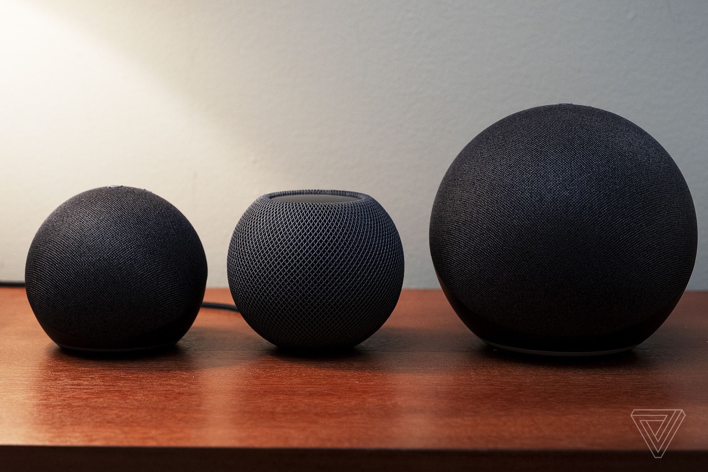 The HomePod mini is about the same size as the new Echo Dot but considerably smaller than the full-size Echo.