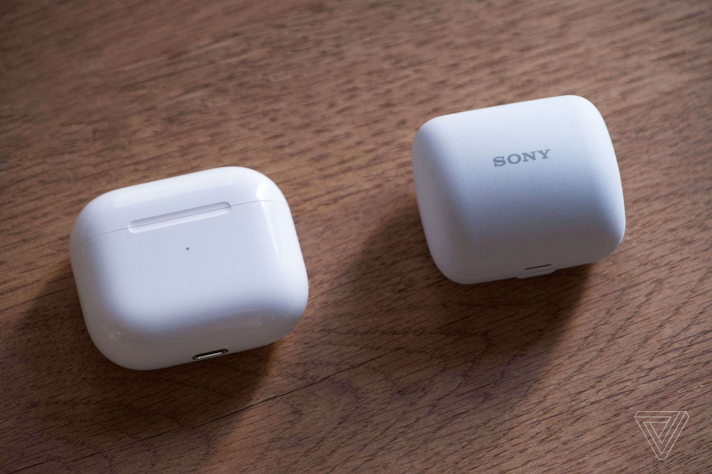 In some ways, the LinkBuds case is smaller than the AirPods case.