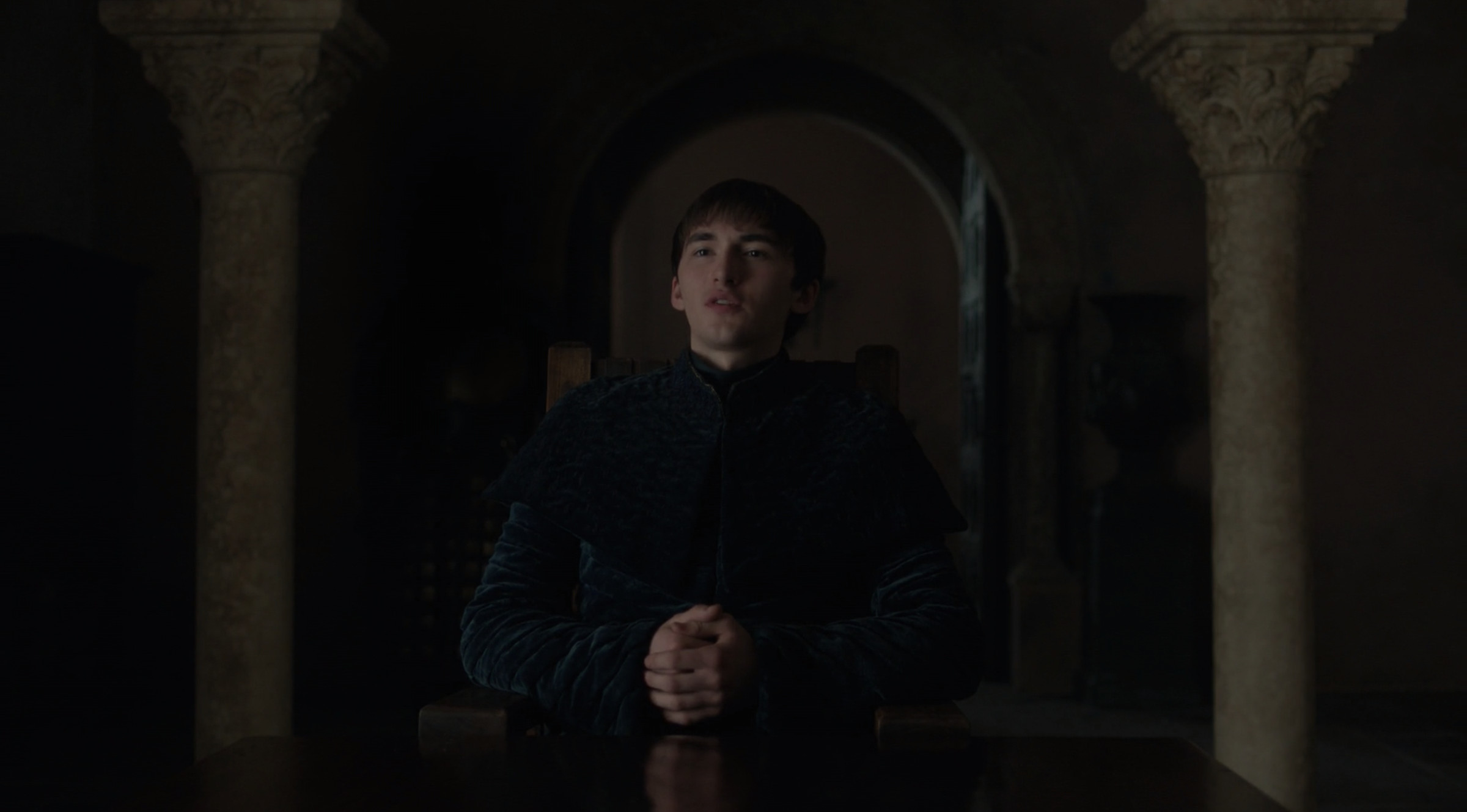 bran stark, who can see everything but lets bad things happen