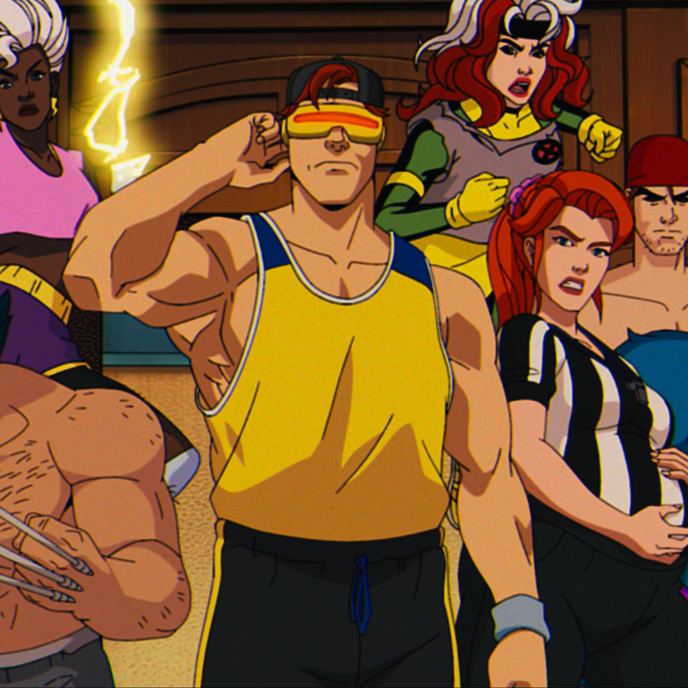 A group photo of the animated characters of X-MEN ‘97. 