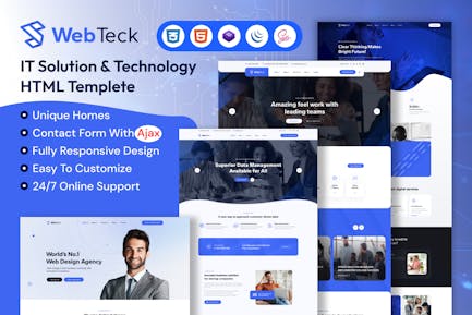 Webteck - IT Solution and Technology HTML Template