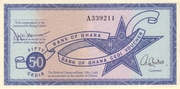 50 Cedis - Foreign Exchange Certificate -  obverse