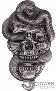5 Cedis - Elizabeth II (Snake Skull) -  obverse