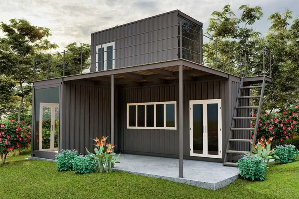 Shipping Container Homes with Garage
