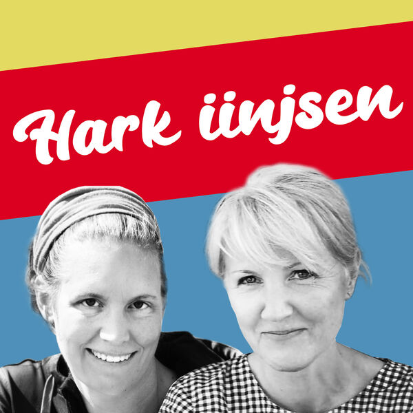 Text: Hark iinjsen, Bild: zwei Frauen