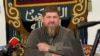 Chechnya head Ramzan Kadyrov participating in a question-and-answer broadcast from Grozny in December 2023