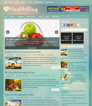 HealthBlog Blogger Templates
