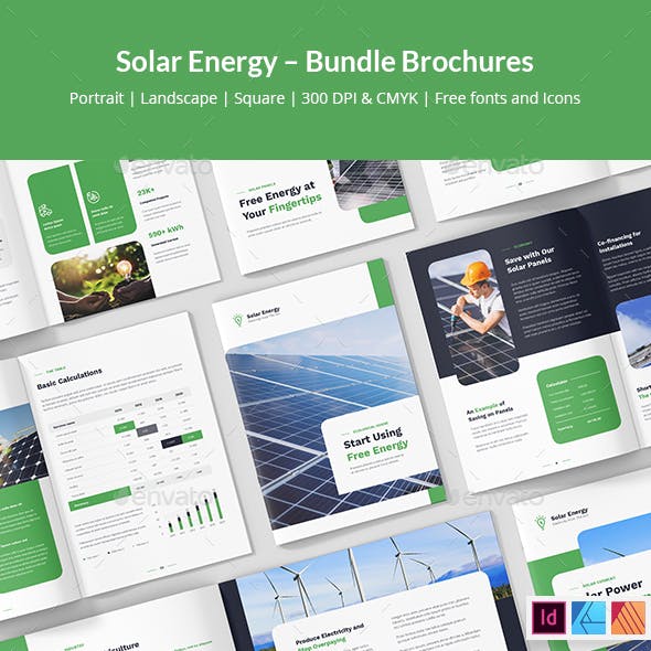 Solar Energy – Comapny Profile Bundle Brochures 3 in 1