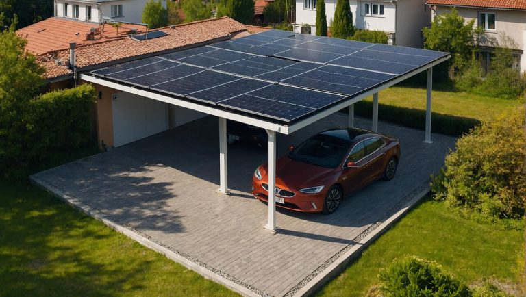 solar auf garagendach