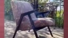 Удивительное преображение старого кресла