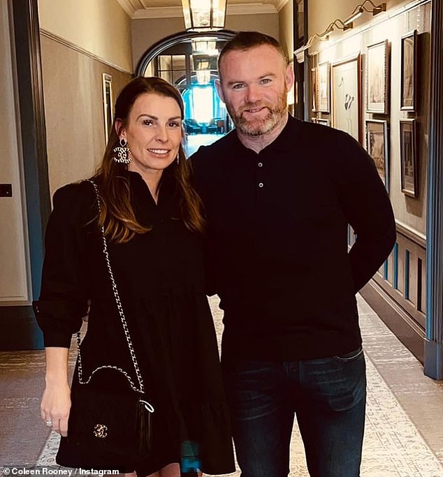 Rebekah, the wife of Leicester striker Jamie Vardy , lost her £3million libel claim against Coleen in a bombshell case that gripped the nation in July 2022 (Coleen and Wayne pictured)