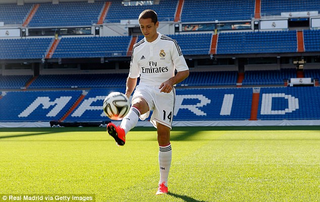 Step back? The Champions League winners signed Javier Hernandez (above) on transfer deadline day