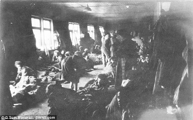 Horrific: Around 500 people were dying per day of typhus and starvation when the Allies arrived