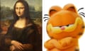 Who’s smiling now? The Mona Lisa and The Garfield Movie, one of which attracts millions of viewers a year, and one of which children want to see.