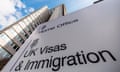 Home Office UK Visas & Immigration sign