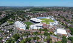 Aerial view of Headingley, home of Yorkshire, in 2023