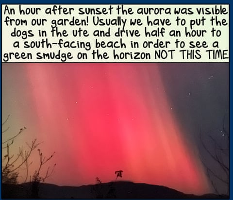 Cartoon by First Dog on the Moon titled Aurora 2024, panel 3