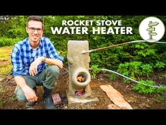 Brilliant DIY Off-Grid Water Heater Using a Rocket Stove – No Propane! (could be good for off-grid tiny house)
