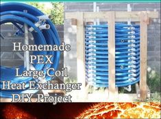 Homemade PEX Large Coil Heat Exchanger DIY Project Homesteading  - The Homestead Survival .Com Diy, Heat Exchanger, Homesteading Diy, Garden Hose, Tubs, Homestead, Sturdy