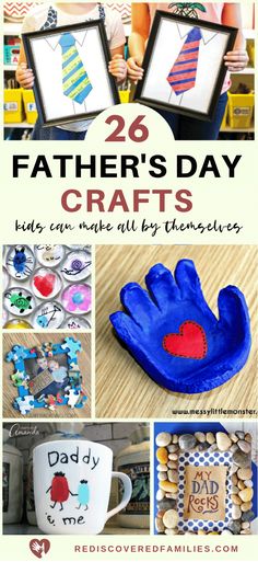 26 Surprisingly Easy Father’s Day Crafts For Kids To Make