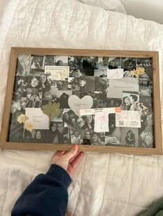 Memory board gift for boyfriend! #valentinesdaygift #giftsforboyfriend #giftforhim #diygiftidea