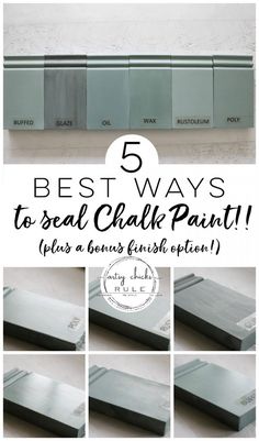 the top five best ways to seal chalk paint