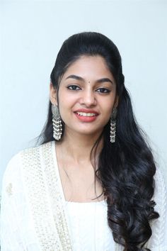 Tamil Actress Ivana in White Churidar Dress at Love Today Movie Press Meet