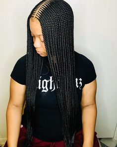 Ka’Mesha Cathcart on Instagram: “🔥🔥Tribals anyone 🔥🔥 Two layer braids  #dallasbraider #feedinbraids #tribalbraids #dallashairstylist #stitchbraids #chicagobraids…” Layer Braids, Gossip Girl Hairstyles, Stitchbraids, Fulani Braids, Stitch Braids, Small Braids, Cool Braids, Beautiful Braids, African Braids