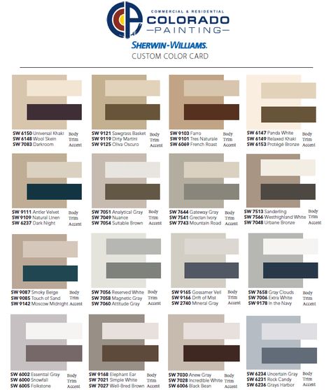 How to Pick Exterior Paint Colors | Colorado Residential Painting Services Sw Alpaca Exterior, Colour For Outside Of House, Exterior Painting Ideas House, Colors For Outside Of House Paint, Color Scheme For Exterior Of House, Paint Ideas For Outside Of House, Color For Exterior House Paint, How To Pick Exterior House Colors, Popular Outdoor Paint Colors For House