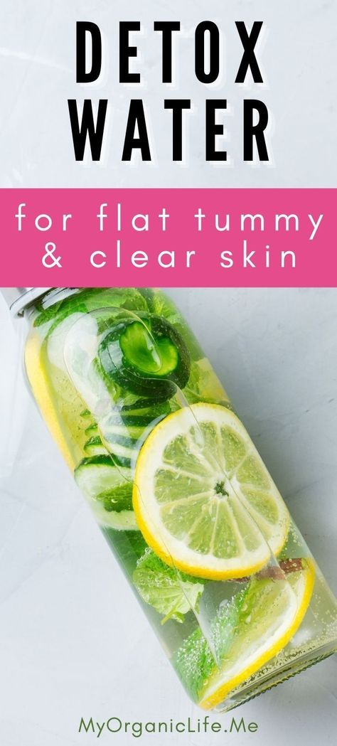 Detox Water for Flat Tummy & Clear Skin Detox Water Fat Burning, Belly Detox, Cleansing Drinks, Loose Belly Fat, Belly Fat Drinks, Baking Soda Beauty Uses, Best Fat Burning Foods, Burn Stomach Fat, Detox Water Recipes