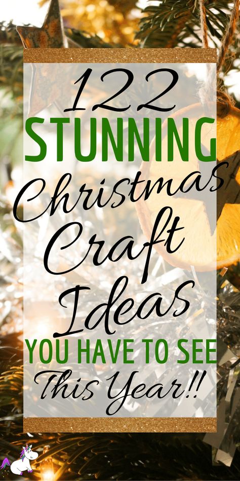 122 Christmas Crafts That are Stunningly Beautiful and easy to do! Whether you're looking for the perfect gift wrapping ideas or the best diy Christmas ornaments for your tree, this post has got you covered! You'll find Christmas wreaths, Tree decorations, handmade gift ideas and so much more. Click here to get all the inspiration #DIYchristmas #christmasdiy #diychristmasdecor #diychristmasdecorations Diy, Crafts, Christmas Crafts To Sell, Diy Christmas Gifts For Family, Christmas Crafts To Make, Diy Christmas Gifts, Christmas Crafts Decorations, Handmade Christmas Crafts, Christmas Ornament Crafts