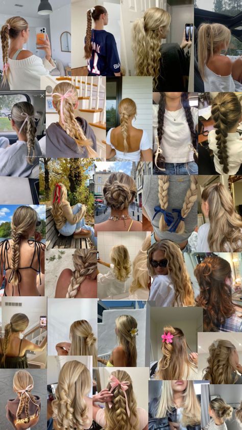 School Hairstyles, Preppy Hairstyles, Hairstyle Examples, Hair Inspiration Long, Learning To Draw, Beachy Aesthetic, Beach Hairstyles For Long Hair, Hairstyles For Layered Hair, Blonde Hair Inspiration