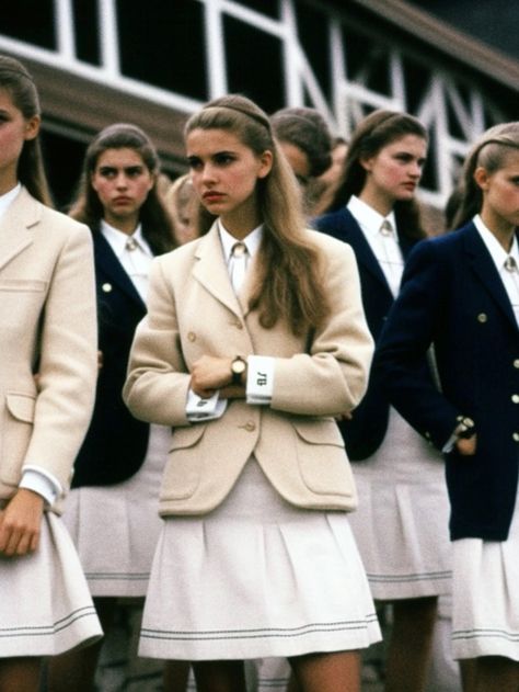 Harvard Preppy Style, Couture, Preppy Y2k Aesthetic, Vintage 60s Fashion Aesthetic, Vintage Ivy League Aesthetic, Preppy Retro Outfits, Retro Preppy Aesthetic, Prepatory School Aesthetic, Preppy Woman Outfits