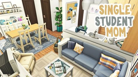 The Sims 4 Single Mom House, Single Mom Apartment Sims 4, Sims 4 Student Apartment, Sims 4 Apartment Mod, Sims 4 Single Mom Apartment, Sims 4 Single Mom House, Single Mom Apartment, The Sims 4 Apartment, Sims Apartment