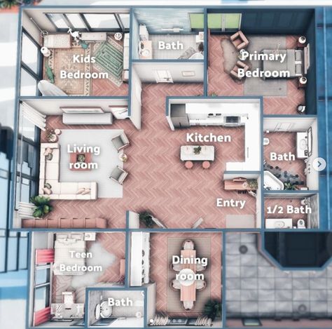 Family House Layout Sims 4, 122 Hakim House Sims 4 Layout, 3 Bedroom Sims 4 House Layout, Sims 4 3 Bedroom Apartment, Sims 4 1 Story House Layout, Sims 4 122 Hakim House Floor Plan, Sims 4 Apartment Layout 122 Hakim House, Sims 4 Houses Layout 3 Bedroom, Sims 4 House Plans Layout With Grid
