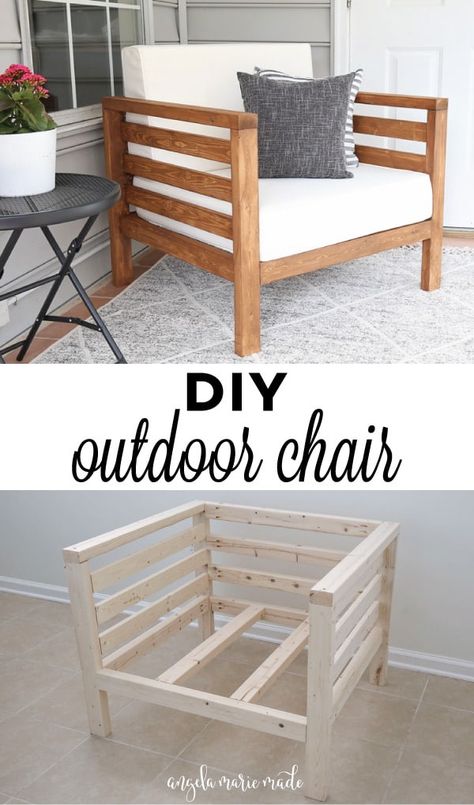 Diy Outdoor Chair, Koti Diy, Hemma Diy, Bilik Tidur, Outdoor Couch, घर की सजावट, Outdoor Chair, Diy Furniture Couch, Couch Furniture