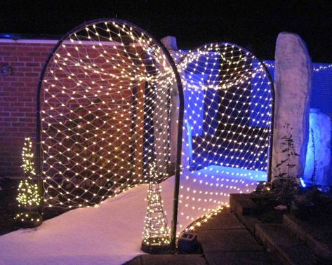 Light Decoration Ideas, Formal Christmas Party, Party Breakfast, Breakfast Birthday, Christmas Arch, Christmas Lights Outside, Outside Christmas Decorations, Diy Christmas Lights, Lights Wedding Decor