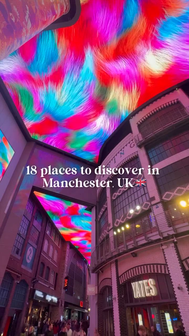 18 places to see in Manchester🇬🇧 @visitmanchester 1.John Rylands Library 2.Barton Arcade 3.Royal Exchange Theatre 4.MUSU restaurant 5.Industry (and Science) Museum 6.Manchester Cathedral 7.National Football Museum 8.Northern Quarter 9.Manchester Art Gallery 10.RE:TREAT Spa, Lowry Hotel 11.Sugar Junction 12.Craft & Design Centre 13.People’s History Museum 14.Media City 15.The Spirit of Manchester distillery 16.St. Annes Square 17.The Old Wellington 18.Printworks Discover Manchester wit...