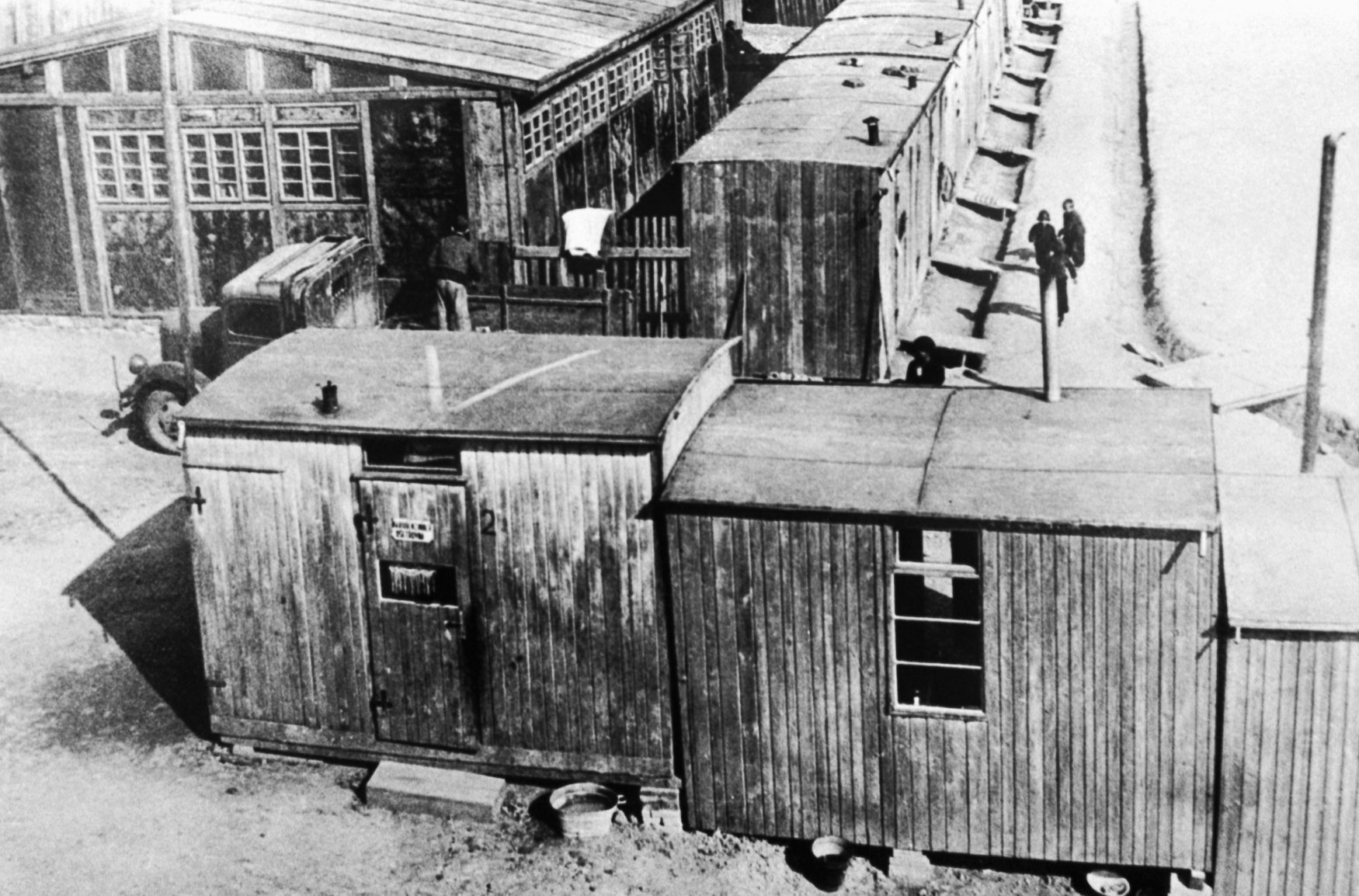 Před 70 lety se Lety staly součástí vražedné nacistické mašinérie. Na snímku dřevěné baráky pro vězně. • Autor: ČTK