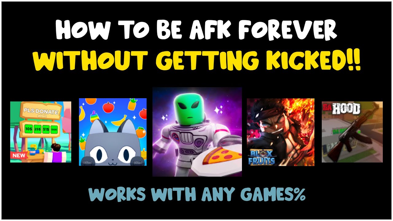 How to Be AFK on ROBLOX for More Than 20 Minutes Without Being Kicked: Easy  Macro Tutorial 2023