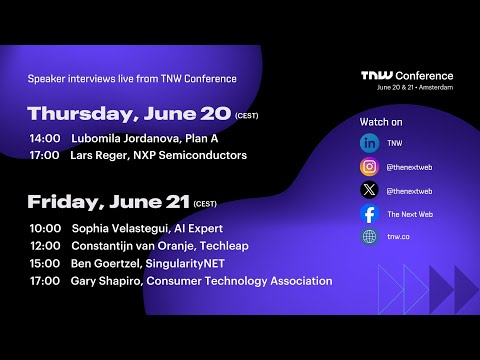 TNW Conference: Interview with Lars Reger, EVP and CTO at NXP Semiconductors