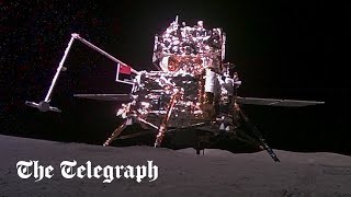 video: China unfurls flag on dark side of the Moon as probe heads back to Earth