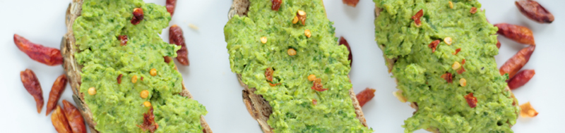 Green Pea and Kale Spread