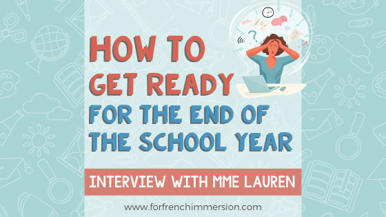 If you've ever felt overwhelmed or like you didn't know where to start with getting ready for the end of the school year, read this interview.
