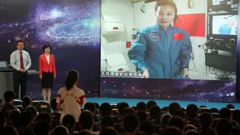 Getty Images Tiangong-1 space lecture