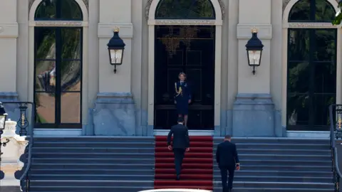 Reuters Dutch Prime Minister Rutte arrives at the Huis ten Bosch Palace to meet with Dutch King Willem-Alexander in The Hague