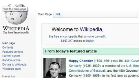 Michael Wendling Screenshot of wikipedia
