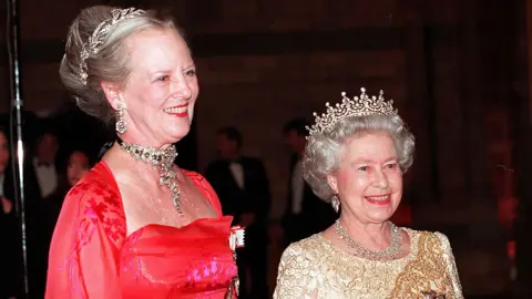 Getty Images Queen Margrethe II and Queen Elizabeth II