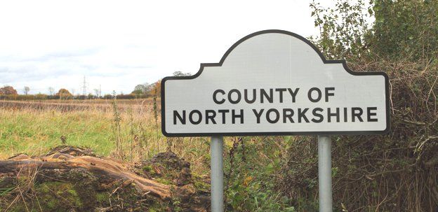 North Yorkshire sign