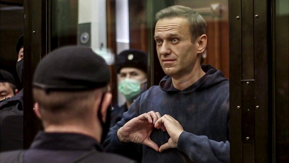 Opposition leader Alexei Navalny sentenced to prison